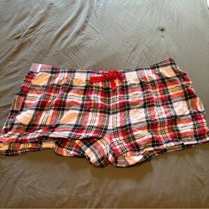 Flannel Sleep Shorts 3X